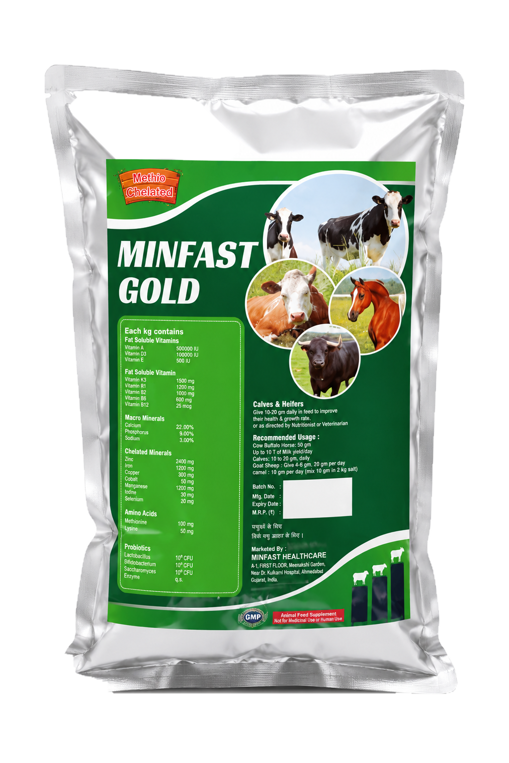 Minfast Gold animal feed supplement